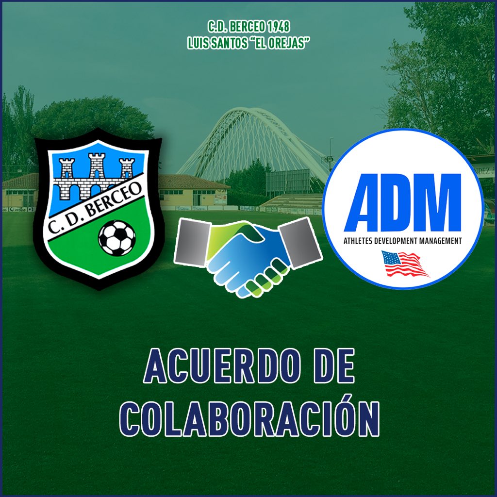 🤝🏼 ACUERDO DE COLABORACIÓN 🤝🏼

“Educamos personas, formamos futbolistas”

💚 La familia berde es mucho más que fútbol, es un compromiso con el desarrollo y la formación integral de nuestra gente 💚

📚⚽ <a href="/CDBerceo/">Club Deportivo Berceo</a> y <a href="/ADMsportsgroup/">ADM Sports Group</a> unimos fuerzas para que…