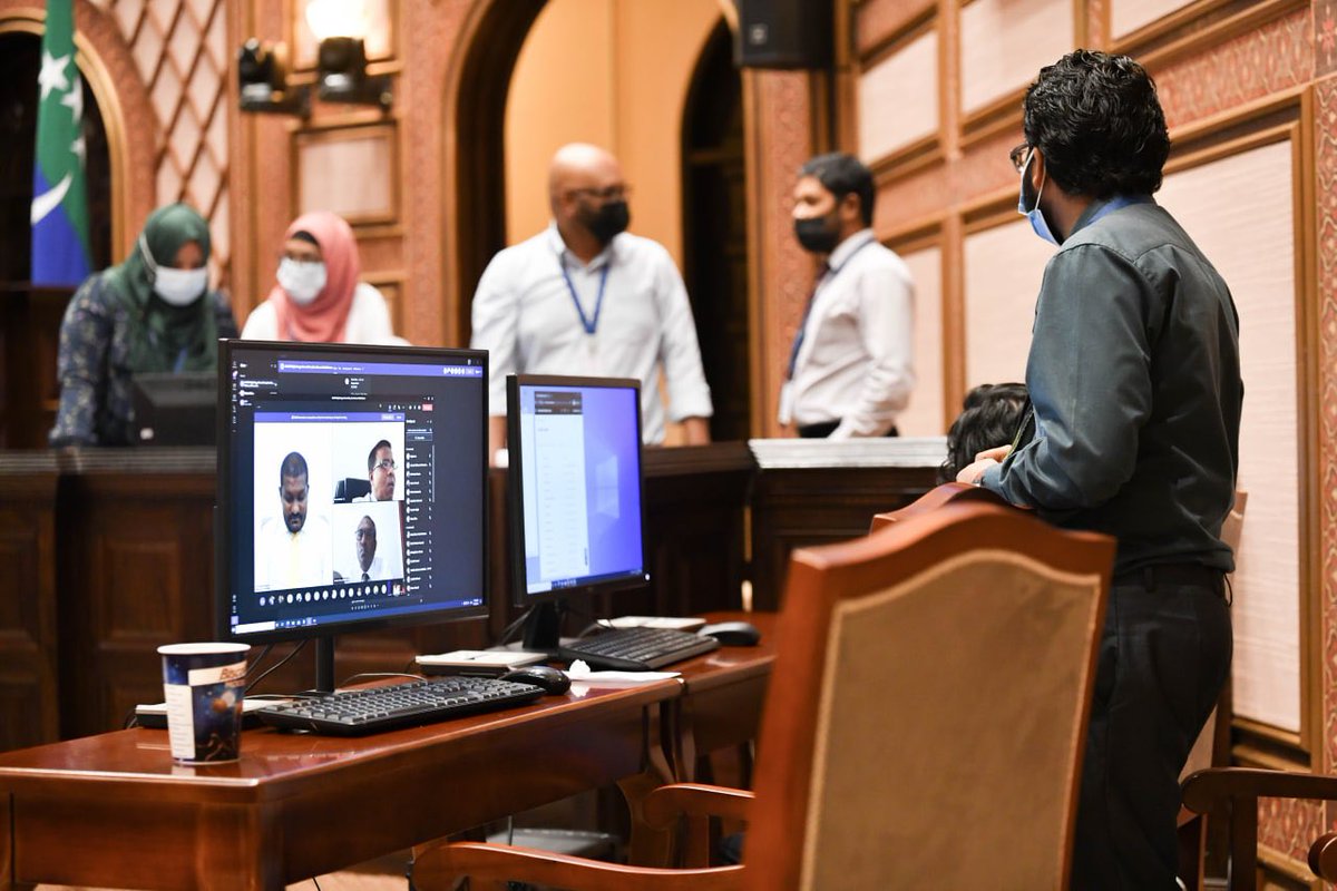 mvpeoplesmajlis's tweet photo. މުޅި މަޖިލީހުގެ ކޮމިޓީ ބައްދަލުވުން https://t.co/R73xu4Fh3B