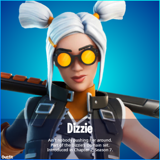 Shiina Dizzie Most Likely Won T Be In The Item Shop Before Season 7 Begins Because Of The Introduced In Chapter 2 Season 7 Text On Top Of That She Also