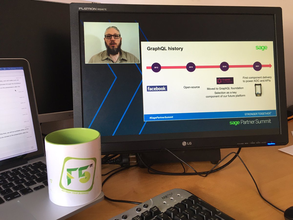 f5it's tweet photo. #SagePartnerSummit #StrongerTogether #GraphQL https://t.co/TeSCjczm5R