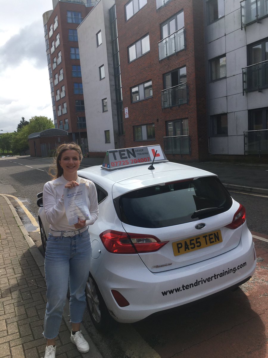 Grace Pigott passed first time today at Norris Green. All the hard work over the last few weeks has now paid off. Well done Grace made up for you.