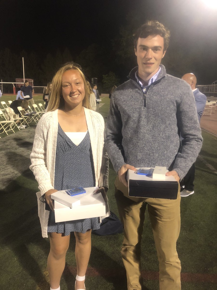 KHS_Sports's tweet photo. Congratulations to Grace DenBleyker and Ethan Burt who were honored as Kinnelon High School’s Morris County Scholar-Athletes last night! https://t.co/SJ0FsqymYF