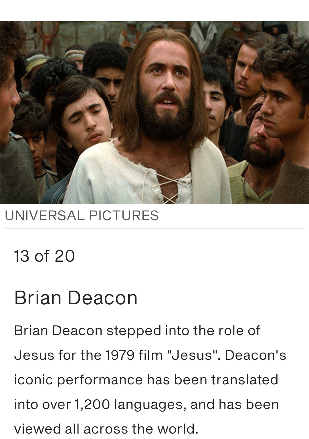 Uzivatel Nicole Hondo Na Twitteru The Same People Who Kneel Before Pictures Statues Of American Actor Brian Deacon Because They Were Told He Is Jesus Are Mocking A Statue Of