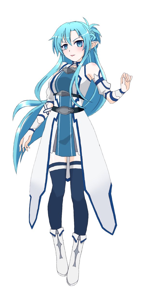 DOMINATORの続き書いてたはずなのに気づいたらアスナさん描いてた。 