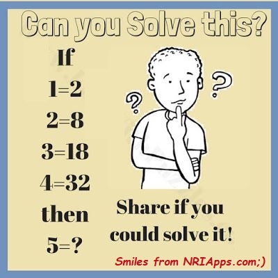 coolindianapps's tweet photo. Can You Solve This ? 🤔🤔
Share and tag your genius friends..
Smiles from #NRIForShaadi - Find Perfect Match #Nriapps #nrifriends #app
#funny #funnyjokes #funnymemes #indianjokes #quiz #quizsolve https://t.co/YlANBUWDaM