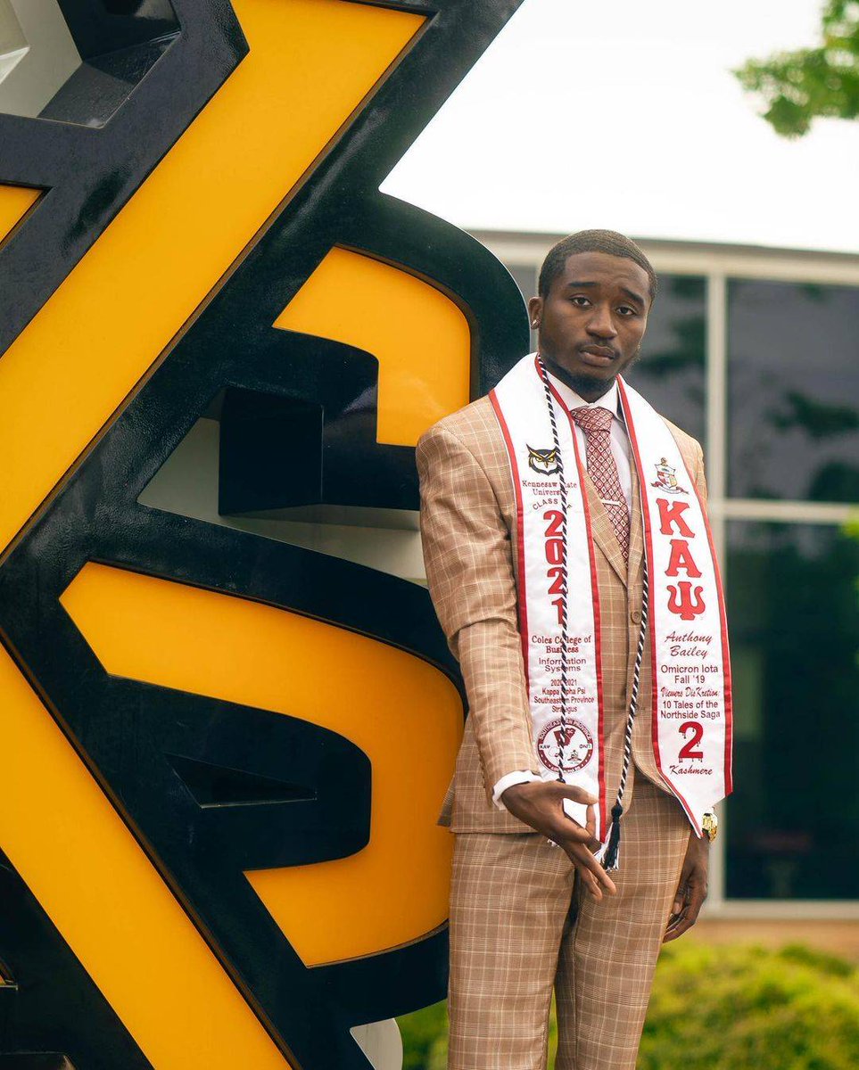 sep_kapsi1911's tweet image. Congratulations to Brother Anthony Bailey (Omicron Iota) on his graduation from Kennesaw State University with a BBA in Information Systems and minor in Info Security &amp;amp; Assurance. Keep achieving our good brother! 👌🏿
Repost @itsyaboyant_ 
#kapsi1911 #seprovince #kappagraduation