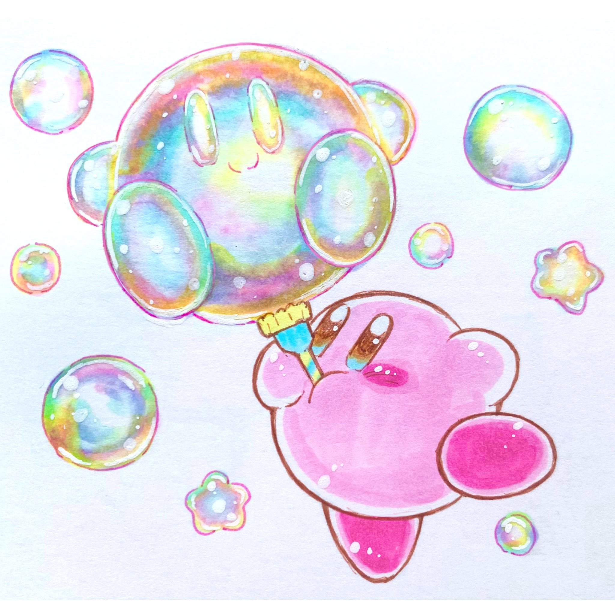 あら カービィ プププなシャボン玉 カービィ イラスト コピック Kirby Illust Copic T Co Zbpgot25yk Twitter