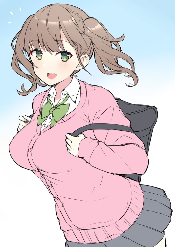 「朝会うと挨拶してくれる古賀ちゃん
#古賀ちゃんといっしょ 」|ぷきゅのすけ/絵師100人展参加いたします！のイラスト
