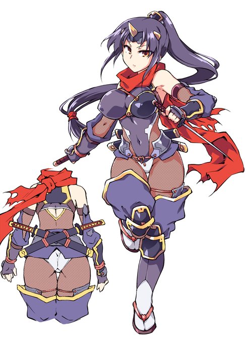 表紙のくノ一さんはアズキの師匠っぽいイメージある 