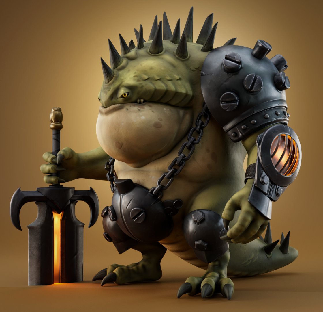 arviogun's tweet image. finally done!, hope you like it!  #arnold #zbrush #SubstancePainter #3dart #art #stylized