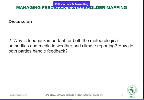 NecjoghaNews's tweet photo. #GHACOF58: At @MeteoRwanda  we expect media to convey the message to their audience and we remain at their disposal in case there is clarifications needed says Leonard Tukamwibonera @Tukamwibonerale @icpac_igad https://t.co/MYJyccv0ID