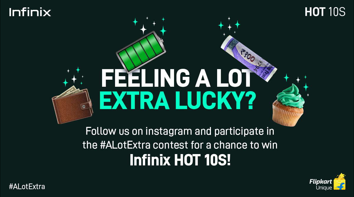 InfinixIndia's tweet photo. Follow us on Instagram and participate in #ALotExtra contest to win Infinix Hot 10S! 🤩😎 #ContestAlert https://t.co/rUMYfYJ3bp