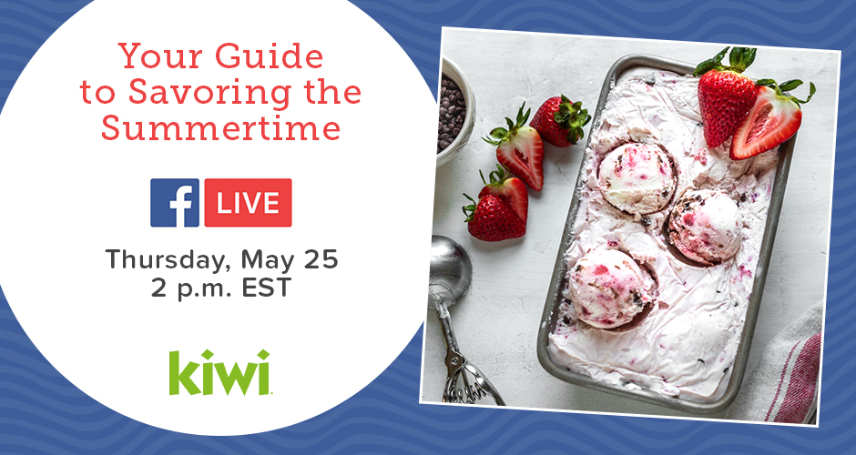 KIWImagazine's tweet image. Join us today on Facebook Live to hear about our new Summer issue! #KIWImagazine #SummerIssue #SummerFood #WatchtoWin #HealthyLiving #HealthyRecipes #Parenting
