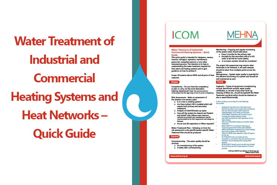 To help the commercial heating &amp; #HeatNetworks industry to understand what effect any water &amp; its subsequent treatment will have on their heating system, we have teamed up with <a href="/icomenergy/">ICOM</a> to launch a Quick Guide to Water Treatment!
bit.ly/3ujYB9M