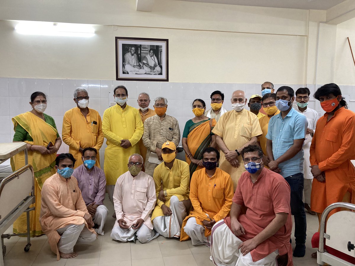 DrChinmayP's tweet photo. T1- With the generous support of our Gayatri Pariwar volunteers and the blessings of Pujya Gurudev &amp; Vadaniya Mataji, oxygen pipeline installation shall now commence at the Shatabdi hospital, Shantikunj. This work shall conclude in about six weeks.
#AWGPwithINDIA #COVID19 https://t.co/vi2DAv1CAI