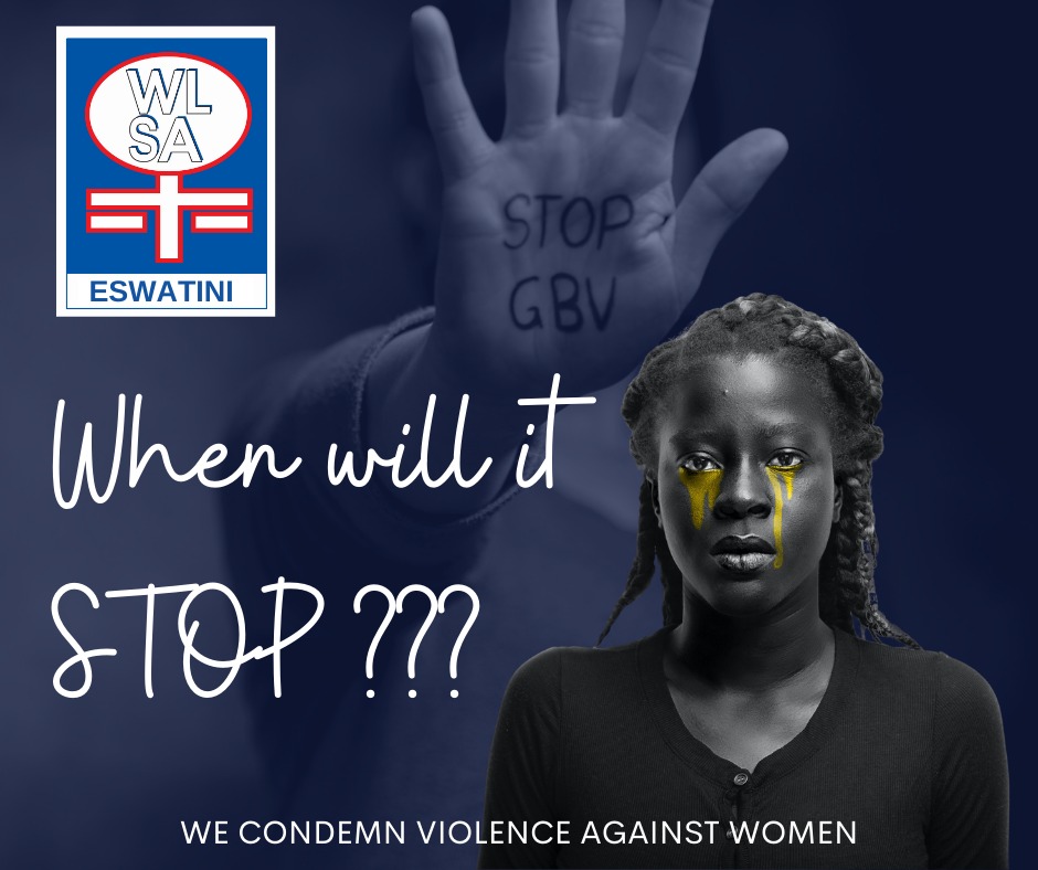 When will it stop? Say NO to gender based violence!!!