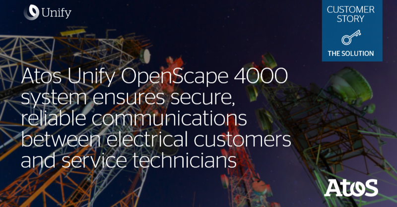UnifyMitel's tweet photo. When it comes to supplying #electricity to an entire nation, there’s no room for miscommunication. Bulgaria’s electrical system operator chose Atos Unify OpenScape 4000 system to ensure secure, reliable communications between electrical customers and service technicians. 
More⤵