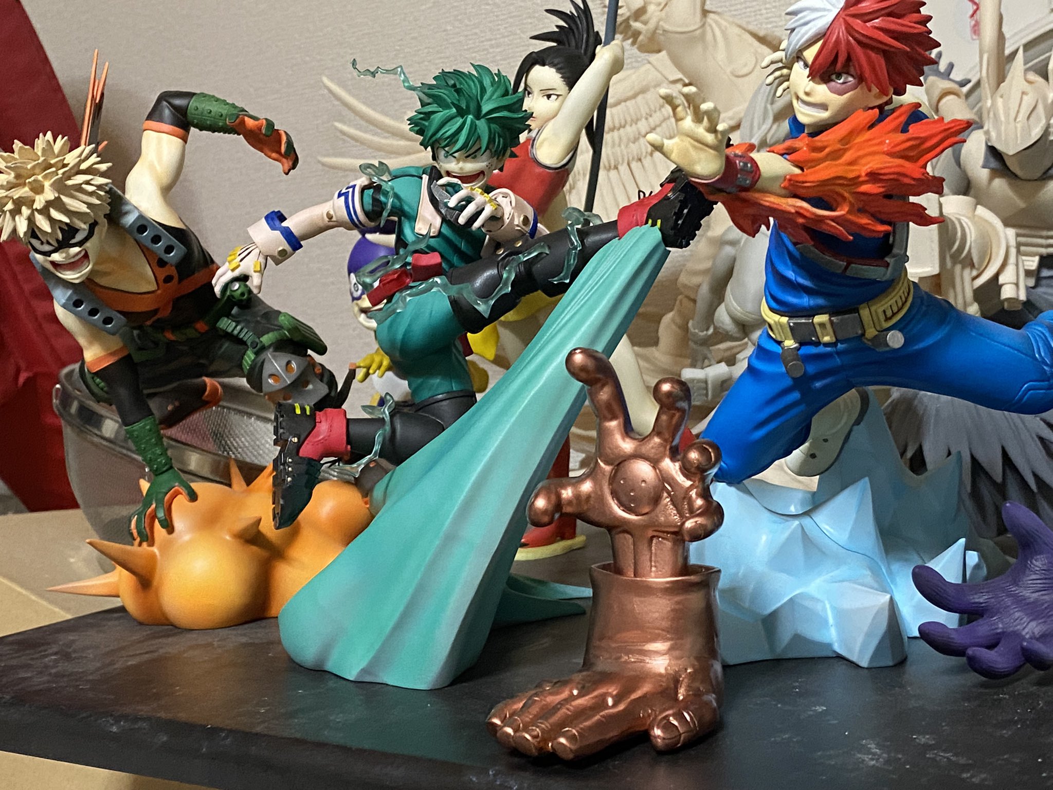 ヒロアカ展　堀越耕平　合金　フィギュア 鴨川みそ on X: 