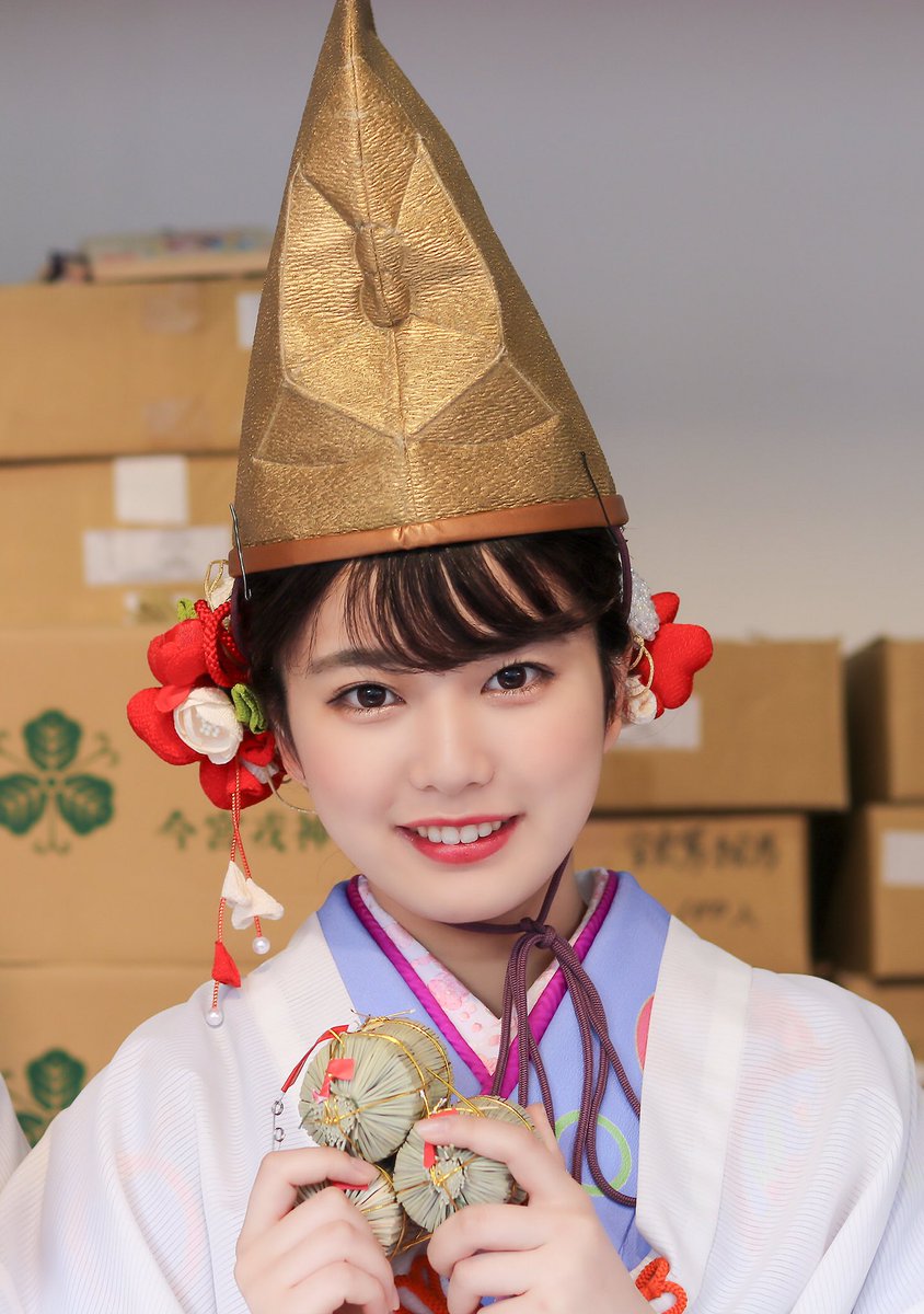 谷尻萌 黒田みゆ 今宮戎神社 福娘 パンフレット アナウンサー