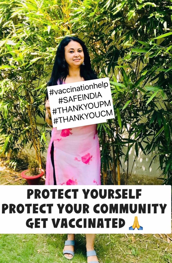 shiprabhadauri2's tweet photo. @PMOIndia @narendramodi @BJP4UP @BJP4India @myogioffice @myogiadityanath @MoHFW_INDIA @homeupgov @WHO @UPGovt @MIB_India अपने और अपने परिवार की सुरक्षा के लिए अपना साहियों दे । 🙏get vaccinated https://t.co/SDJRTznOv8