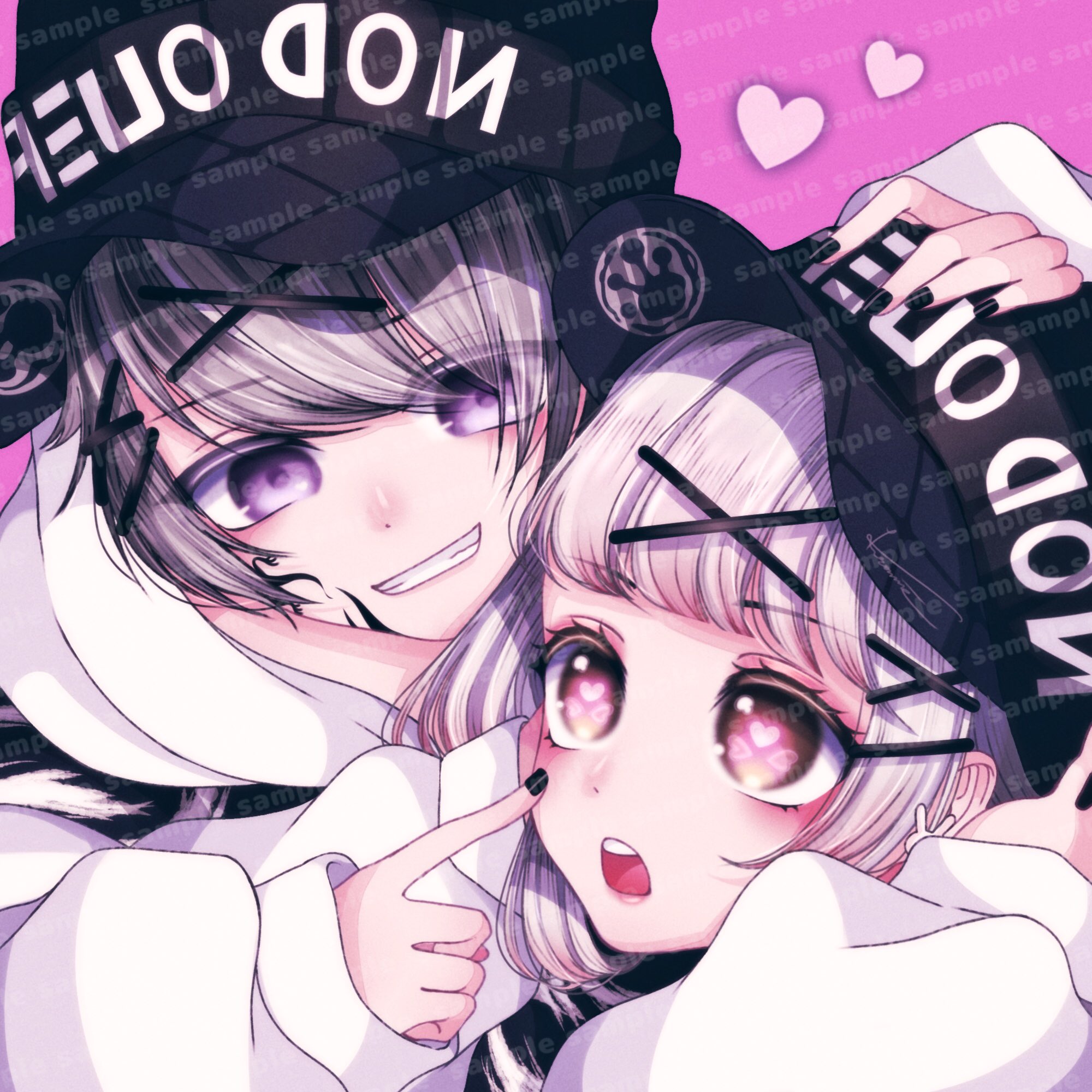 黒峯ぽむこ Kuromine ご依頼受付中 ご依頼ありがとうございます 仲良しカップル やっぱりお揃コーデのラブラブ イラスト描くの楽しい イラスト ピグパ アイビスペイント T Co Erthswbs2d Twitter