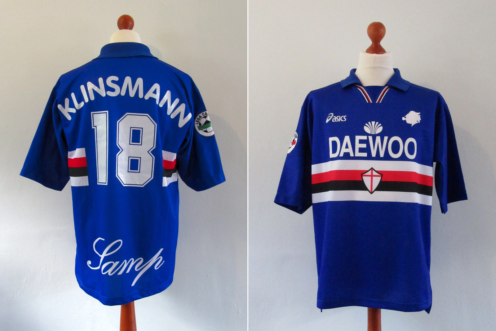 Jurgen Klinsmann Sampdoria indossato