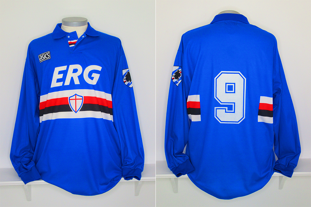 David Platt Sampdoria match worn