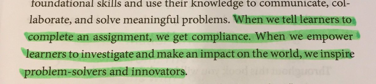 You know it is going to be a good book when you get pumped up by the forward!! @gcouros @KatieNovakUDL 

#InnovateInsideTheBox #tlap #teachbetter