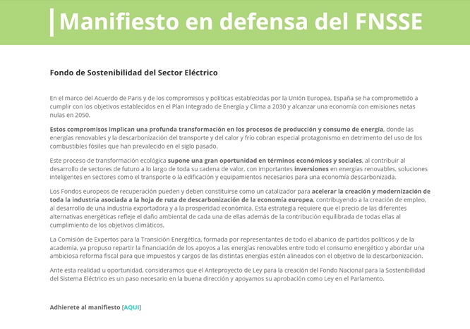 En #aelēc, apoyamos la aprobación con carácter de ley del #FNSSE en el Parlamento. Por ello, hemos decidido sumarnos al Manifiesto de <a href="/AsocAFBEL/">AFBEL</a>, rubricado por diferentes asociaciones, empresas y directivos del sector. 
 
Manifiesto completo 👉cutt.ly/inePqbS
