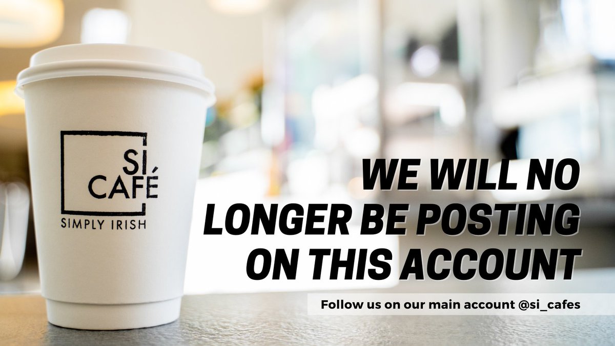 THECHCAFE's tweet photo. Hi Guys. We will no longer be posting here. Follow us on our main account 
@si_cafes https://t.co/Ie6due0Vnf