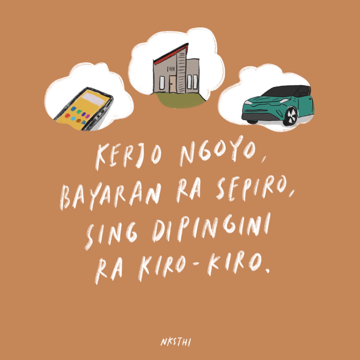 *melihat saldo ATM* 😭