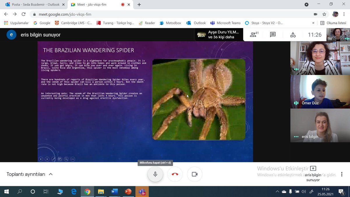 We had the second chance to meet Spain online, shared our students' projects , introduced our country and city. It was an amazing #etwinning experience and memory for all of us🤗👏👍🏻🧿
<a href="/BkOmerli/">BK Ömerli Kampüsü</a> @mduranoznacar <a href="/ForeignOmerli/">BK Omerli Primary FLD</a> 
<a href="/HerdemOguz/">Oğuz Herdem</a> <a href="/ErisKurtoglu/">teacheriskurtoglu</a> 
<a href="/YuksekB/">Burcu Yüksek</a>