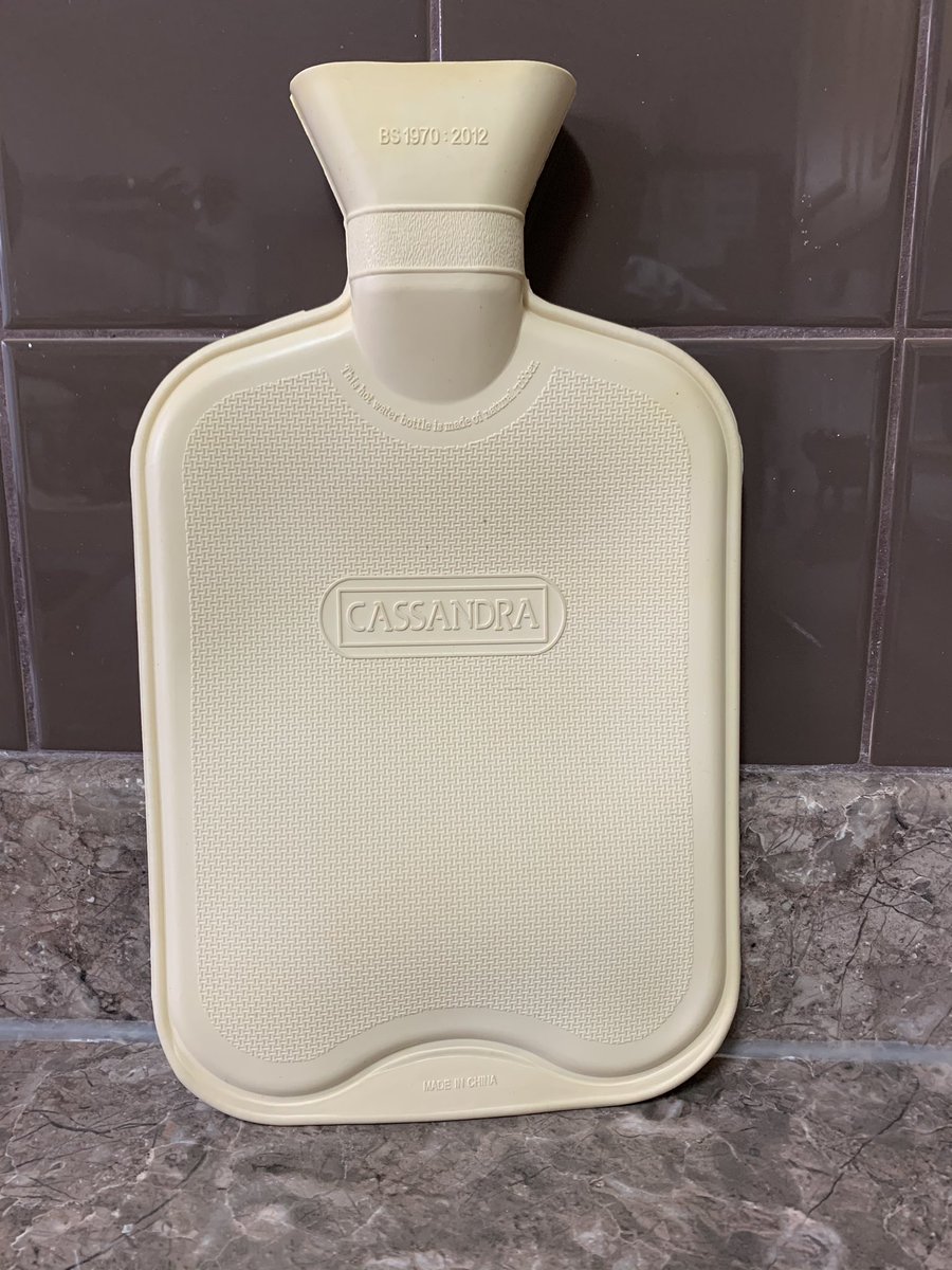 I simply don’t believe that this hot-water bottle will get warm....