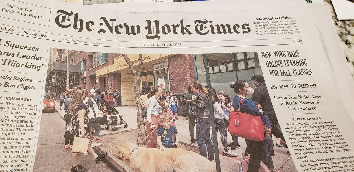 SarahVARealtor's tweet photo. Well that was interesting @washingtonpost Did I miss the memo? Apparently New Yorkers have much better vision than us readers in the DMV. #NYTimes #tinyprint #morningnews https://t.co/eXRoNj7VrB
