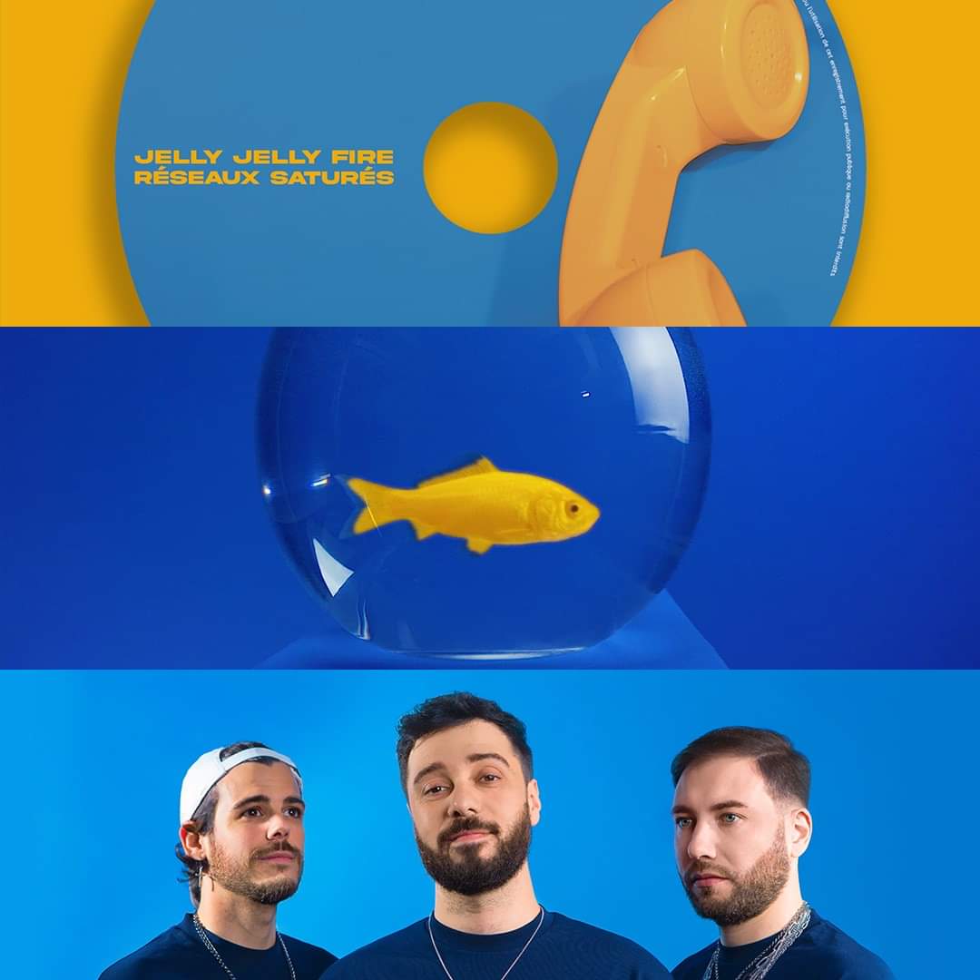 ⁉️ [JELLY QUESTION] ⁉️
Quelle chanson de notre premier EP “Réseaux Saturés” avez-vous préféré ? 

#music #musique #jellyjellyfire #jjf #onlylyon #lyon #lyonnais #ep  #pop #fish #french #frenchmusic #blue #yelllow #fishtank #groovy #rock #release #frenchband #album #singer