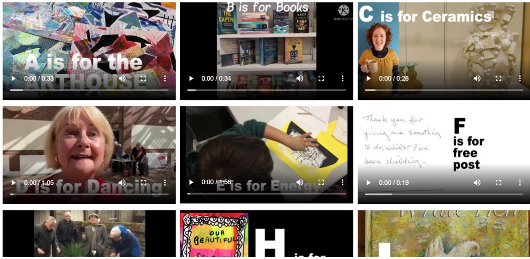 equal_arts's tweet photo. Thank you to all who've taken part in our age-friendly A-Z gif wall this @AgeofCreativity Festival - as doors reopen it's fantastic to see the wealth of different activities on offer across cultural venues #creativeage https://t.co/MWfROkoFTI https://t.co/eXjiknU2ak