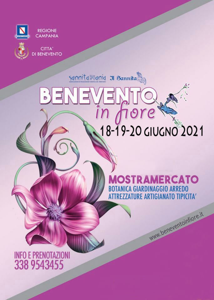 #FELIXINFORMA
Il Circuito Felix è lieto di informare che Il Sannita, iscritto “storico” al nostro Circuito realizza @Benevento in fiore che si terrà nei giorni 18-19-20 giugno 2021 nella splendida Villa Comunale di Benevento.
Si tratta di una… circuitofelix.net