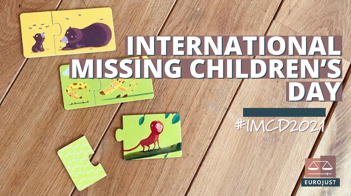 Eurojust's tweet photo. Over 250.000 children go missing every year in 🇪🇺. 

Protecting children is a particularly important part of #Eurojust’s mission. We play an active role in fighting related crimes, such as #TraffickingInHumanBeings.

More 👉 https://t.co/nHTvbdMVRc

#MissingChildrenDay #IMCD2021 https://t.co/ahT9AZp4q0