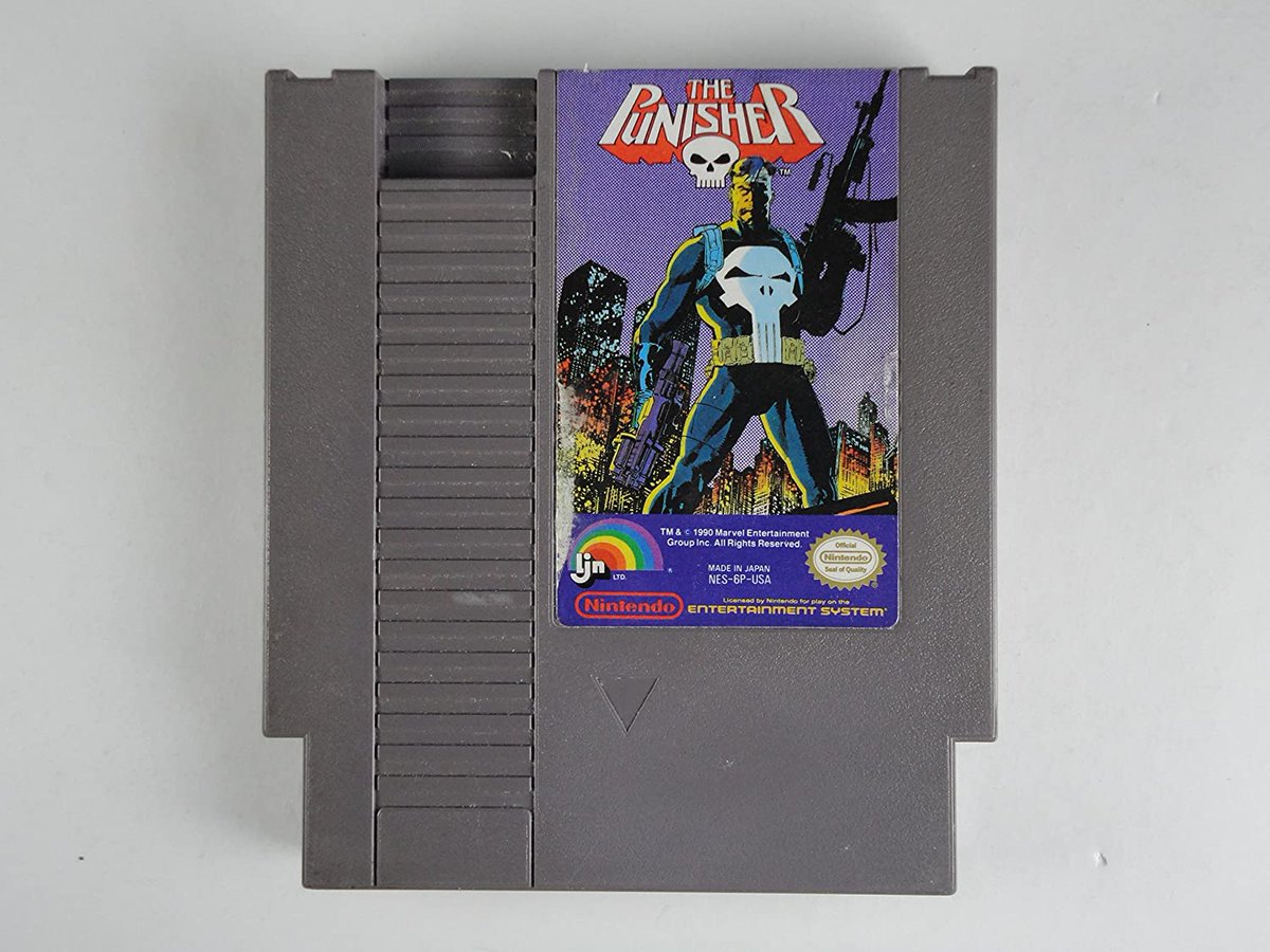 OSGames10's tweet image. THE PUNISHER(NINTENDINHO)
.
Is a1990 #videogame developed by #BeamSoftware and released by LJN, which stars the #MarvelComics anti-hero, the #Punisher. It is one of the few #NES rail shooters.
.
.
#Nostalgia #Nintendinho #NesGames #Anos80 #Anos90 #nintendinho8Bits #ThePunisher