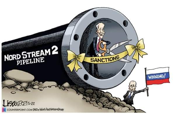 DetroitDawnof's tweet photo. @IrishJohnMac @JackCoates18 @ZaleskiLuke @jaketapper Trump didn't give Putin a pipeline, Biden did https://t.co/FalcVDGaeL