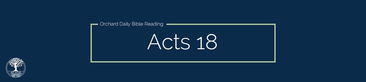 Today's Reading: Acts 18
Reading: bit.ly/dbv25may21
Video: bit.ly/dbr25may21