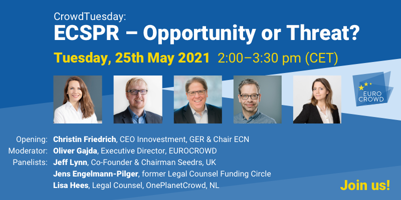 eurocrowd's tweet photo. 🚀 @CrowdTuesday is starting soon 🚀 If you didn't register for the event, you can still follow the conversation live on our YouTube channel: https://t.co/qjd6NWoqf5
💪 See you soon! https://t.co/EPSKgVNujC