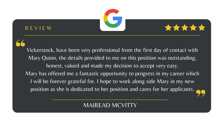 We are delighted to hold a 5-star rating on our Google reviews page. Our consultants support all candidates from the beginning and this is definitely highlighted within all our reviews. Congratulations to all our consultants in this weeks reviews,⭐️⭐️⭐️⭐️