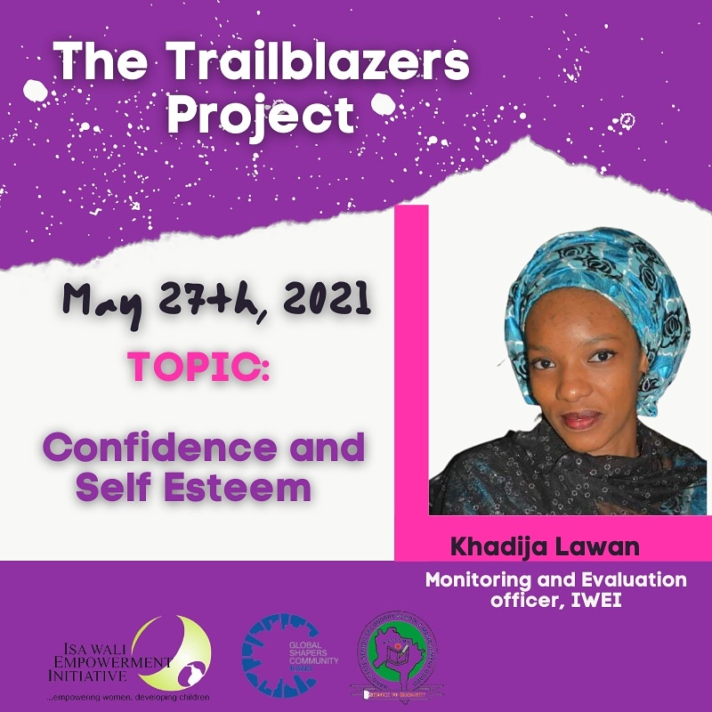 The Trailblazers second session for secondary school girls is scheduled for May 27th, 2021.

The first session was on understanding personality types for girls to understand themselves and others. Also how to communicate, lead, collaborate, influence and manage stress.