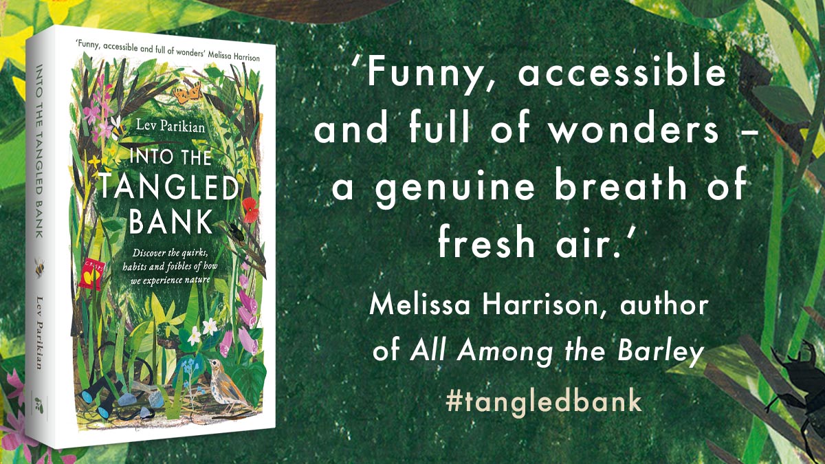 eandtbooks's tweet photo. Just over a week to go until we publish this beauty by @LevParikian in paperback.
He's on a journey to discover the quirks, habits and foibles of how we experience nature.
Open a window, hear the birds calling, and join him in the #TangledBank https://t.co/bC1aO6zjY4