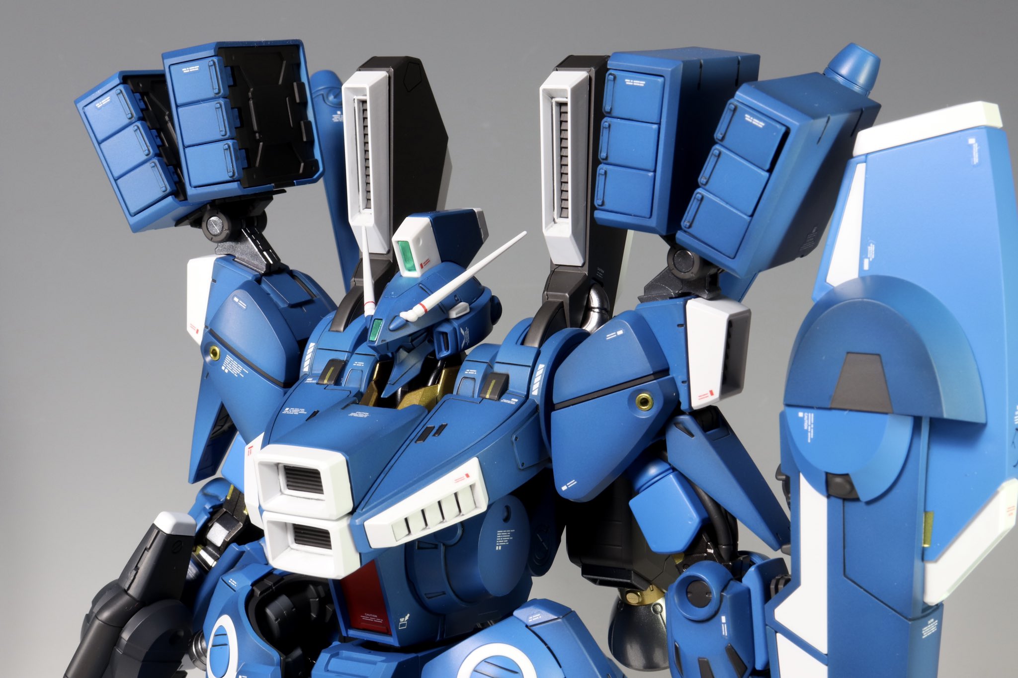 デンデロ Mg ガンダムmk V 完成しました 青を自分好みの感じにしつつ 細かい配色やマーキングはロボ魂やバトオペ2でのモデルを参考にしてます めちゃくちゃキットの出来良くて超満足 T Co Gllq2d3sny Twitter
