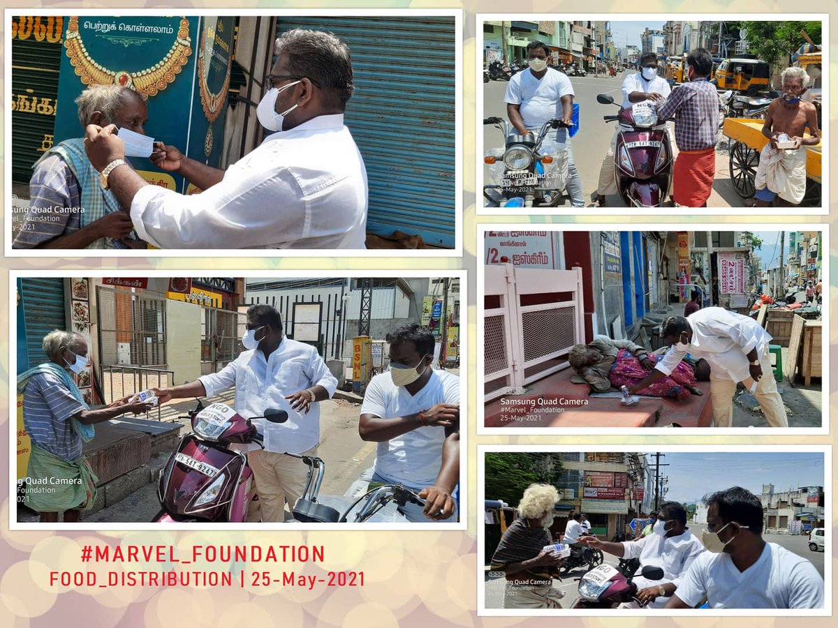 marvelngo's tweet photo. முழு ஊரடங்கால் உணவின்றி சாலையோரம் வசிக்கும் நண்பர்கள் மற்றும் ஆதரவற்றவர்களுக்கு இன்று உணவு வழங்கப்பட்டது. 
அன்பை விதைப்போம் 💝
@KarthikMarvel 
@salemcorpn 
@MySalemCity 
@TnSalemNews 

#marvel_foundation
#Covid19India #FeedTheNeedy #wecareforuncared 
#spreadloveandkindness #NGO https://t.co/q5yKwuKkQH