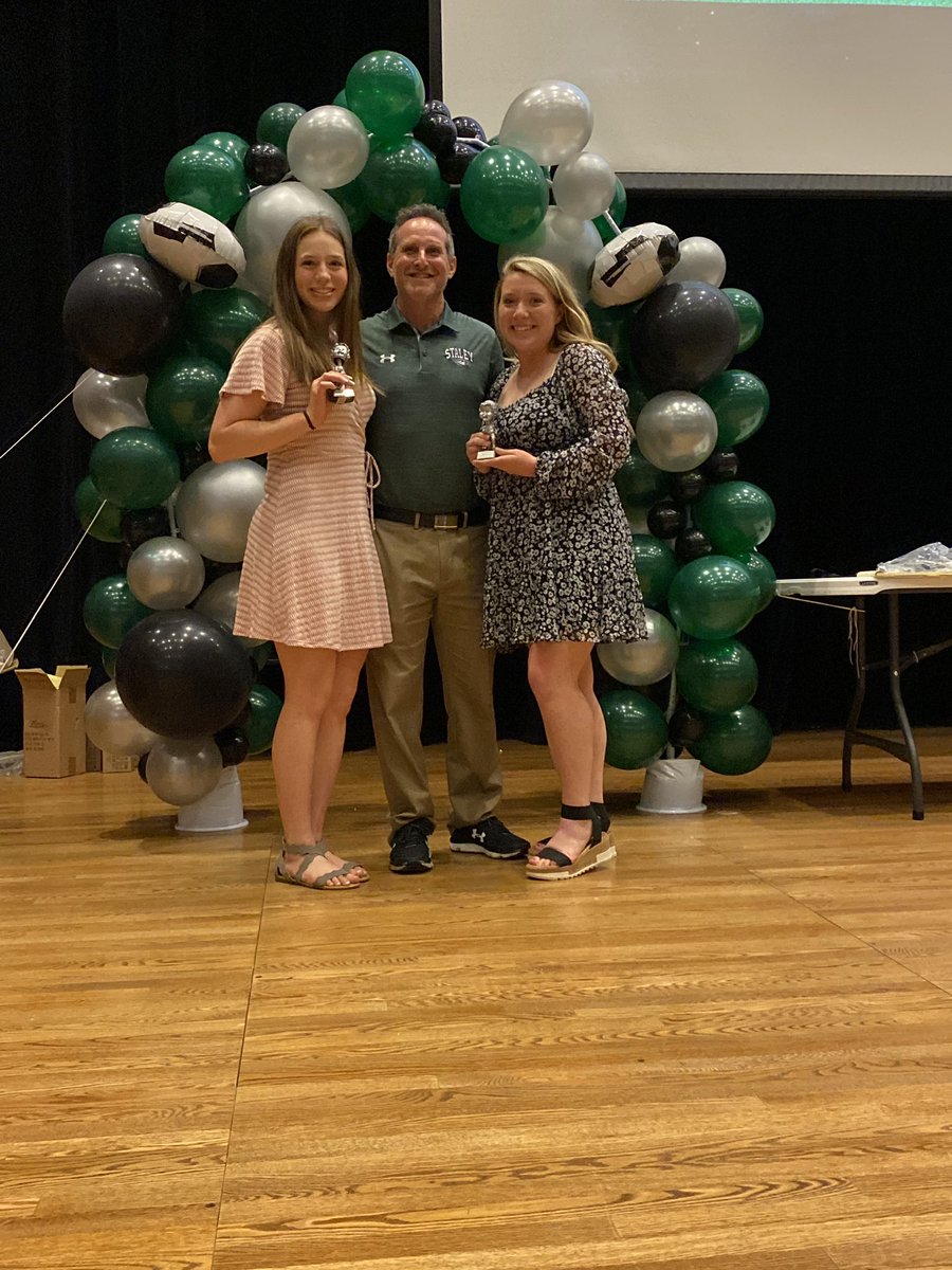 Extremely honored to coach these 2Srs’s. Both more than willing to play where we coaches asked them to play and won “Best Teammates” from their peers. <a href="/_leahhays/">Leah Hays</a> <a href="/alexluSHS/">Alexis Lausch</a> Good luck ladies <a href="/staleysoccer/">Staley HS Soccer</a> will miss you!