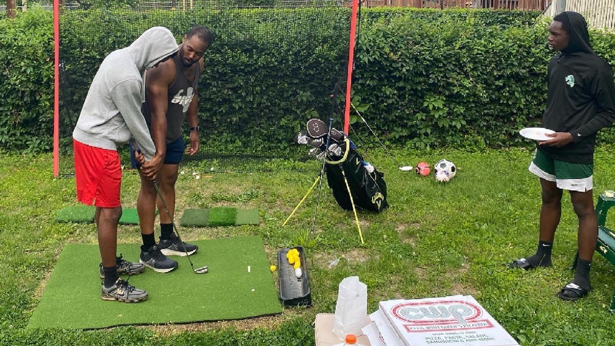 my180yp's tweet photo. Success in this game depends less on strength of body than strength of mind and character. #arnoldpalmer #iempower #weempower #supportouryouth #bethechange #golf #blackgolf #backyard #given100 #my180yp #stlouis https://t.co/NiYVj0x02h