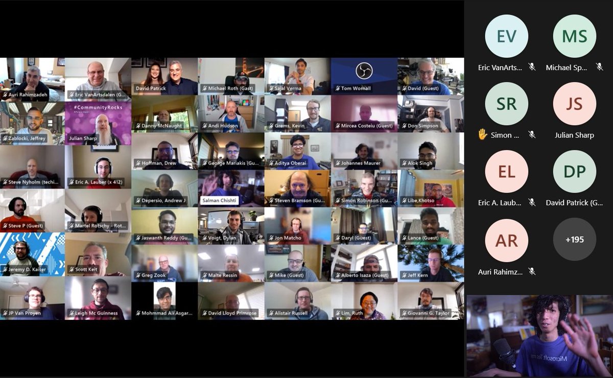 First Table Topic over for #MSBuild 
Was great meeting you all with <a href="/juliandynamics/">Julian Sharp | MCT | MVP</a> <a href="/sarahepatrick/">Sarah Patrick</a> and <a href="/DavidEPatrick/">David E. Patrick</a>